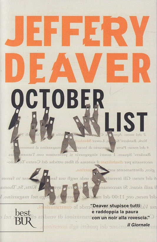 LG- OCTOBER LIST - DEAVER - RIZZOLI - BEST - 1a ED. - 2016 - B - ZDS275