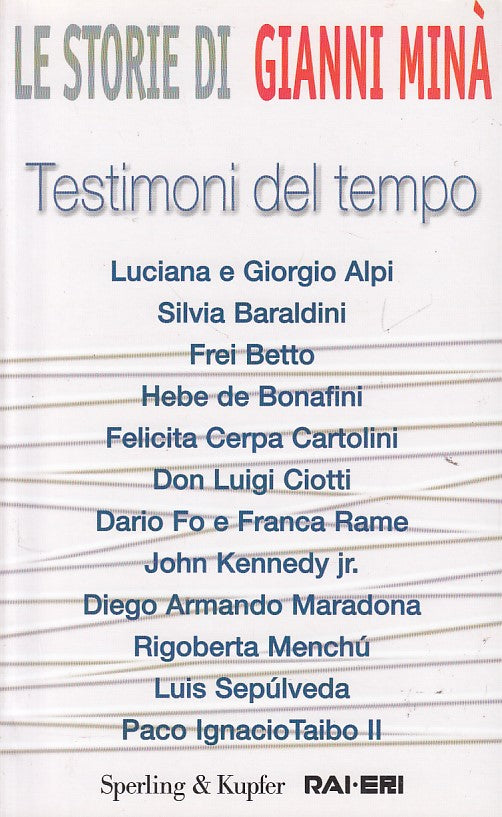 LZ- TESTIMONI DEL TEMPO - GIANNI MINA' - SPERLING RAI ERI --- 1999 - B - YDS207