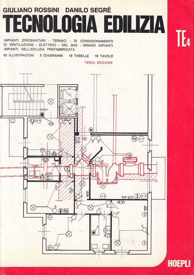 LZ- TECNOLOGIA EDILIZIA - ROSSINI SEGRE' - HOEPLI --- 1986 - B - YFS565