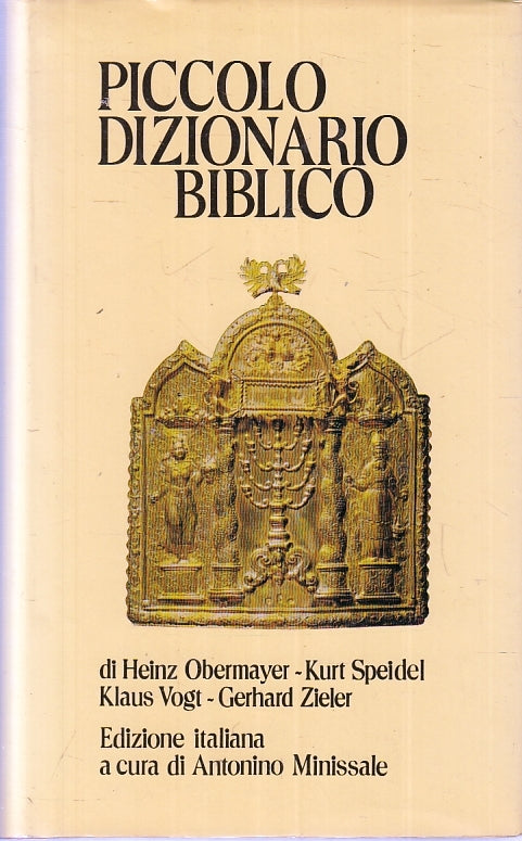 LD- PICCOLO DIZIONARIO BIBLICO - OBERMAYER SPEIDEL - PAOLINE--- 1988- CS- ZFS198