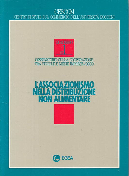 LZ- ASSOCIAZIONISMO DISTRIBUZIONE NON ALIMENTARE -- EGEA --- 1990 - B - ZDS664