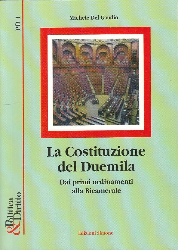 LS- LA COSTITUZIONE DEL DUEMILA - DEL GAUDIO - SIMONE --- 1997 - B - YTS599