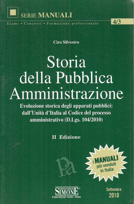 LS- STORIA DELLA PUBBLICA AMMINISTRAZIONE - SILVESTRO - SIMONE ---- B - ZFS429