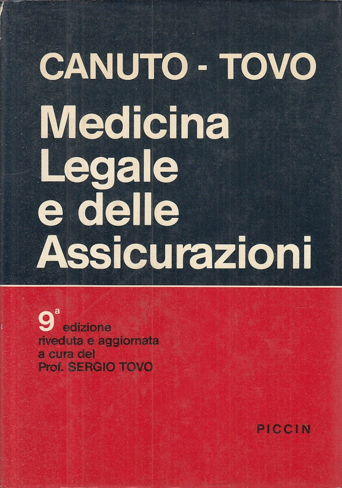 LZ- MEDICINA LEGALE E DELLE ASSICURAZIONI -- PICCIN --- 1985 - CS - YFS332