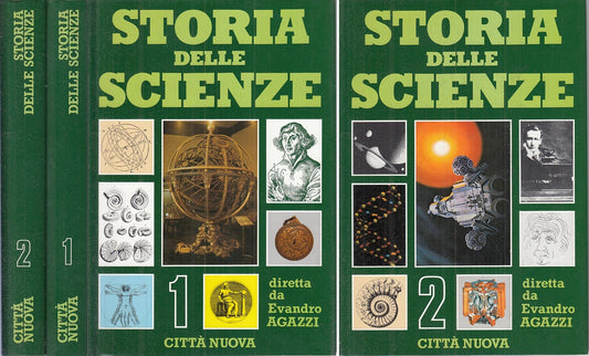 LZ- STORIA DELLE SCIENZE 2 VOLUMI - AGAZZI - CITTA' NUOVA --- 1984 - CS - ZFS149