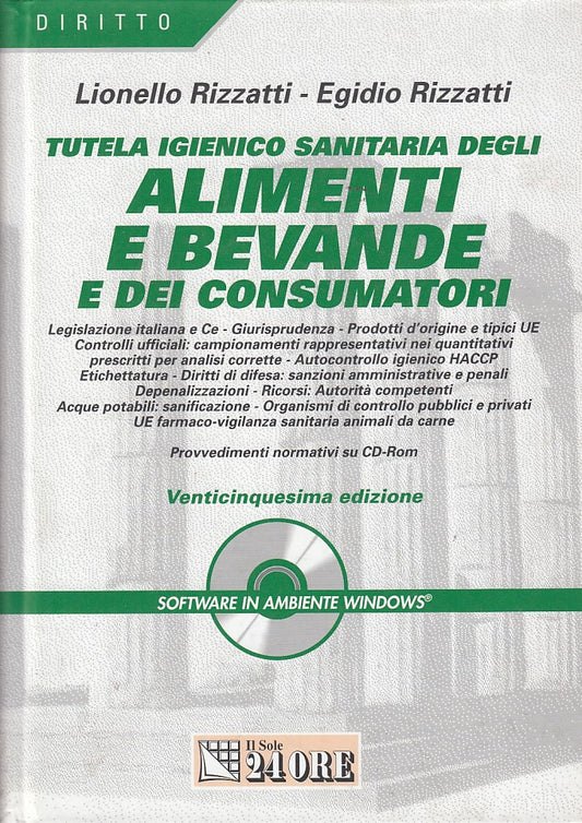 LZ- TUTELA IGIENICO SANITARIA ALIMENTI BEVANDE -- SOLE 24 --- 1999 - C - ZDS628