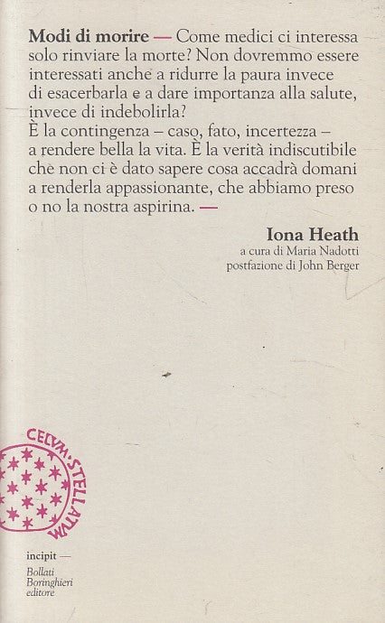 LS- MODI DI MORIRE - IONA HEATH - BORINGHIERI - INCIPIT -- 2009 - B - YFS43