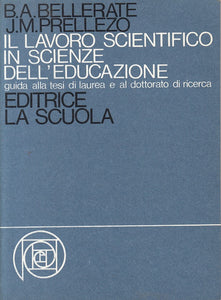 LS- IL LAVORO SCIENTIFICO IN SCIENZE DELL'EDUCAZIONE-- SCUOLA--- 1989 - B - ZFS5