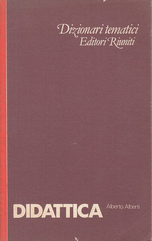 LS- DIZIONARI TEMATICI - ALBERTI - RIUNITI - DIDATTICA -- 1984 - B - ZFS461