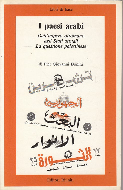 LS- I PAESI ARABI - DONINI - RIUNITI - LIBRI DI BASE -- 1988 - B - YDS496