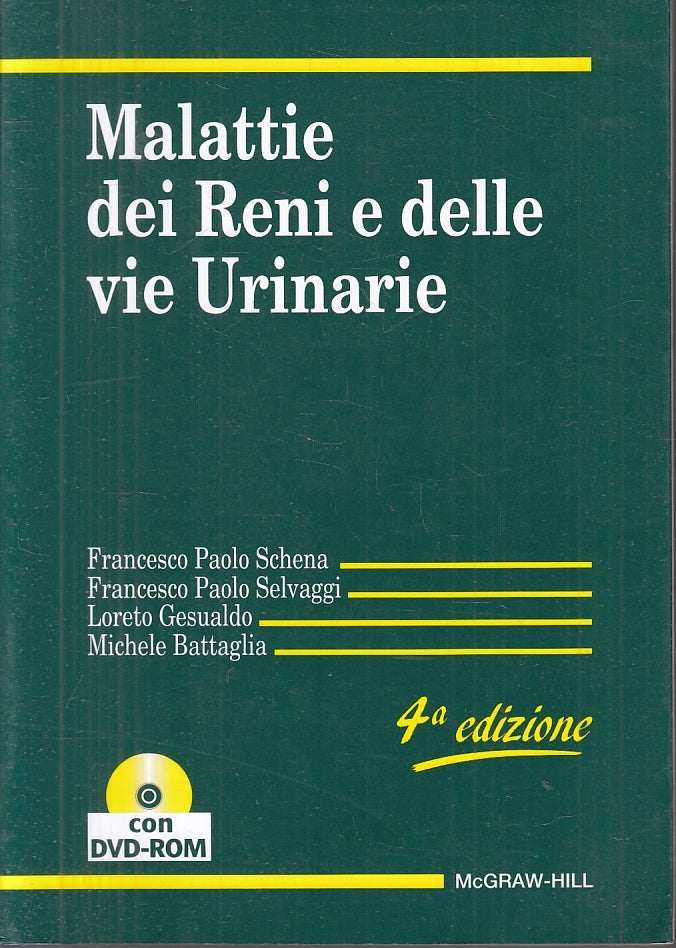 LQ- MALATTIE DEI RENI E DELLE VIE URINARIE DVD-ROM -- McGRAW --- 2008- B- YFS433