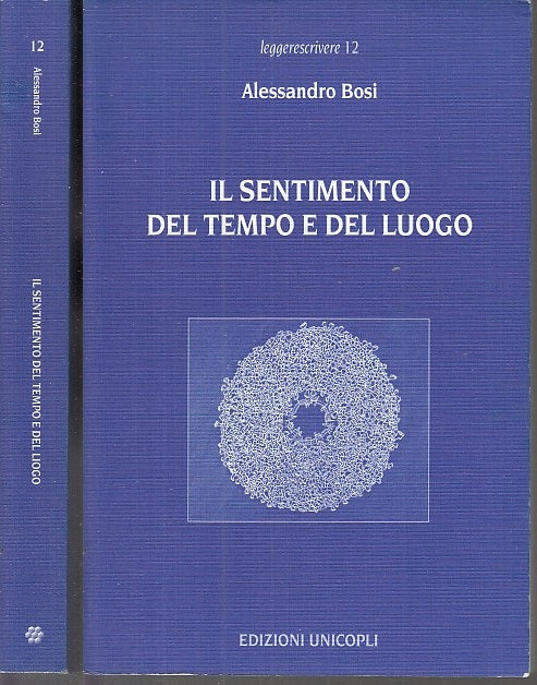 LS- IL SENTIMENTO DEL TEMPO E DEL LUOGO - BOSI - UNICOPLI --- 2005 - B - XFS33