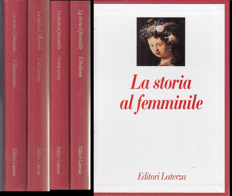 LS- LA STORIA AL FEMMINILE COFANETTO 4 VOLUMI NUOVO -- LATERZA--- 1993- C- YFS