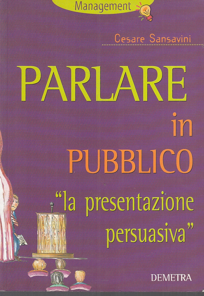 LZ- PARLARE IN PUBBLICO PERSUASIVA- SANSAVINI - DEMETRA --- 2000- B- ZFS440