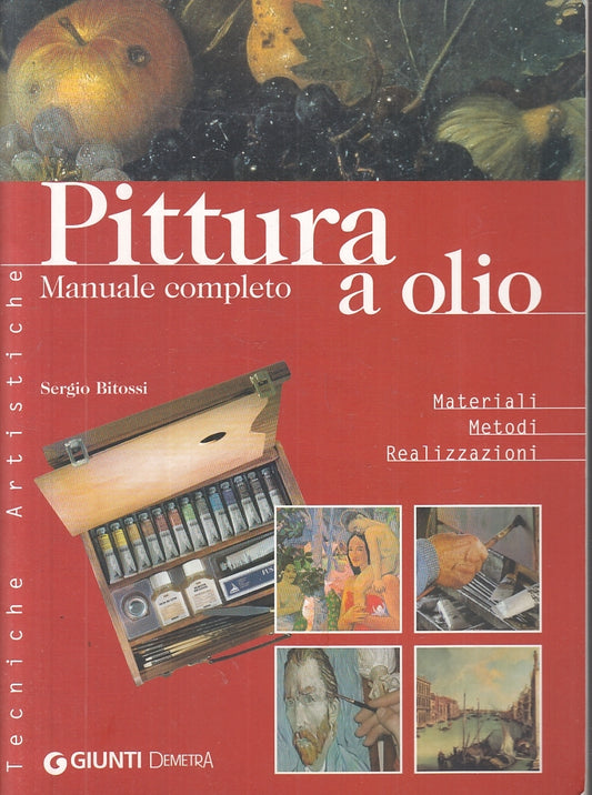 LZ- PITTURA A OLIO MANUALE - SERGIO BITOSSI - GIUNTI DEMETRA --- 2004- B- ZFS622