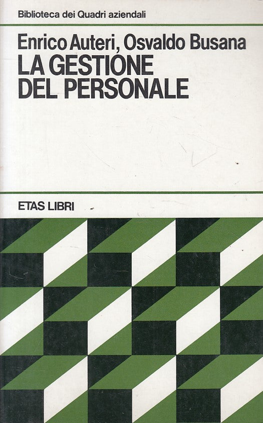 LS- LA GESTIONE DEL PERSONALE -- ETAS - QUADRI AZIENDALI -- 1992 - B - ZDS292