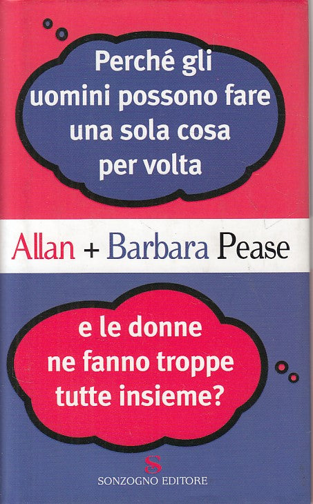 LN- PERCHE' UOMINI SOLA COSA DONNE TROPPE INSIEME-- SONZOGNO--- 2004- CS- ZFS263