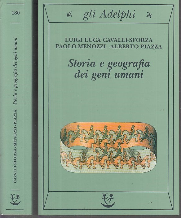 LZ- STORIA E GEOGRAFIA DEI GENI UMANI- MENOZZI PIAZZA- ADELPHI--- 2000- B- XFS33