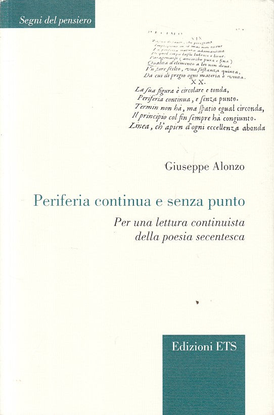 LS- PERIFERIA CONTINUA E SENZA PUNTO LETTURA- ALONZO - ETS --- 2010 - B - ZFS295