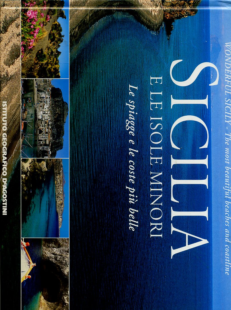 LV- SICILIA E ISOLE MINORI ITALIANO INGLESE GUIDA -- DeAGOSTINI- 2005- C- YDS611