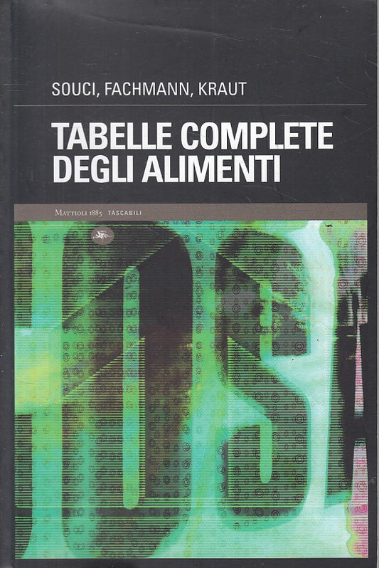 LZ- TABELLE COMPLETE DEGLI ALIMENTI -- MATTIOLI 1885 --- 2009 - B - YFS43