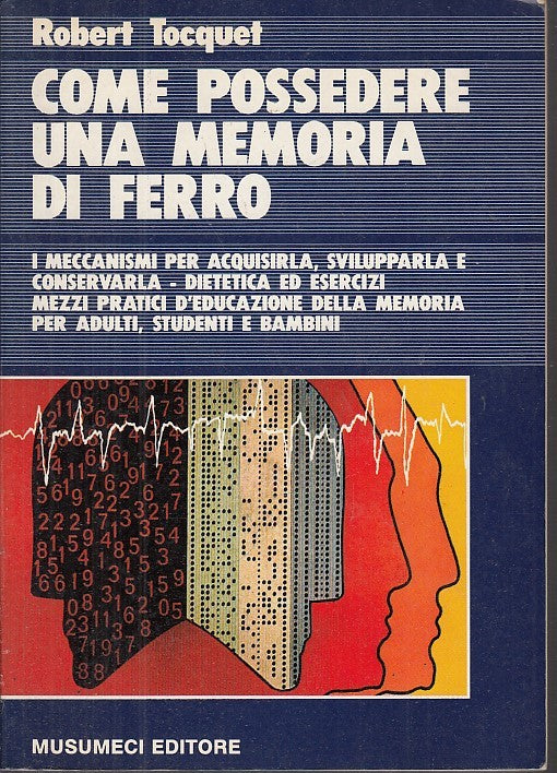 LZ- COME POSSEDERE UNA MEMORIA DI FERRO - TOCQUET - MUSUMECI --- 1985- B- YDS566
