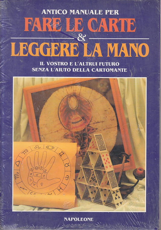 LS- ANTICO MANUALE FARE LE CARTE LEGGERE MANO -- NAPOLEONE --- 1993 - B - YFS598