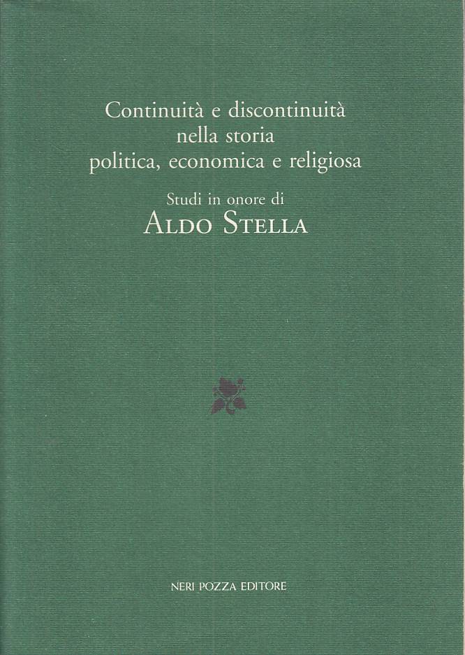 LS- CONTINUITA' E DISCONTINUITA' NELLA STORIA-- NERI POZZA --- 1993 - B - ZTS193