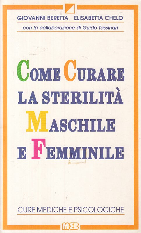 LS- COME CURARE LA STERILITA' MASCHILE E FEMMINILE -- MEB --- 1991 - B - ZFS238