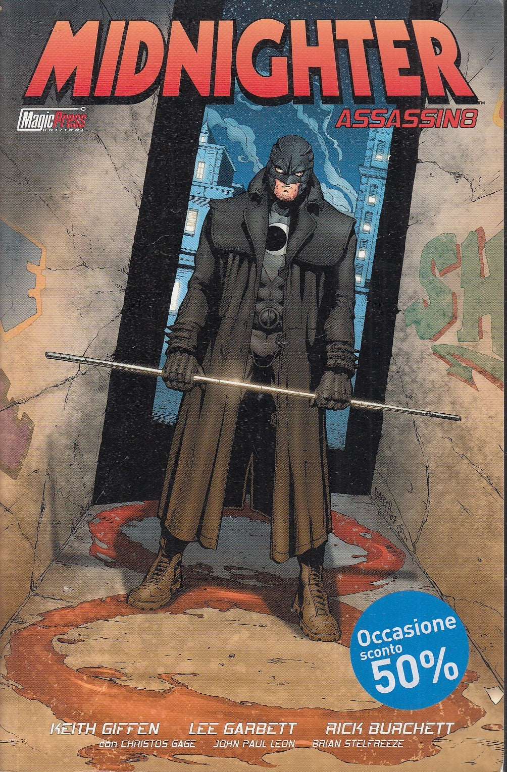 LB- MIDNIGHTER VOLUME 3 ASSASSINO - GIFFEN GARBETT - MAGIC PRESS ---- B - VHX