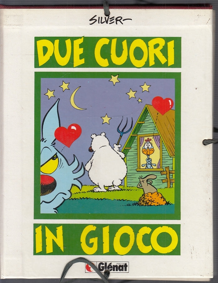 LB- DUE CUORI IN GIOCO LIBRO GIOCO DELL'UPO - LUZZATTI - GLENAT --- 1988- C- RGZ