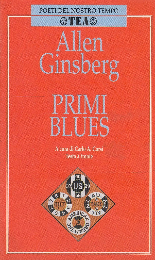 LZ- PRIMI BLUES TESTI POESIE BEAT GENERATION- GINSBERG- TEA- -- 1999- B- ZFF181