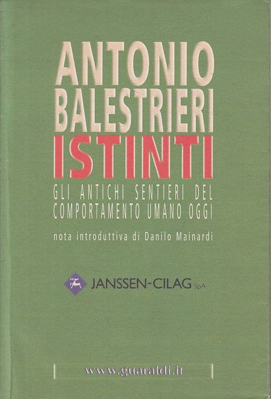 LS- ISTINTI COMPORTAMENTO UMANO - BALESTRIERI - GUARALDI --- 1995 - B - YFS561