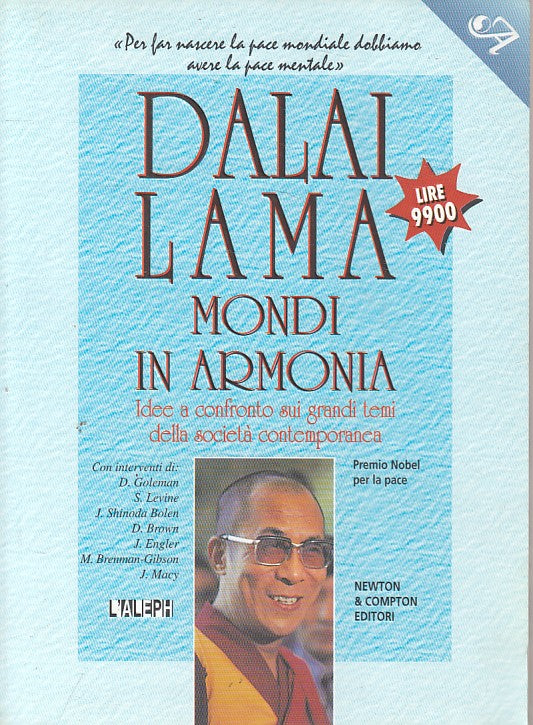 LS- MONDI IN ARMONIA - DALAI LAMA - NEWTON - L'ALEPH- 1a ED. - 1998 - B - ZFS248
