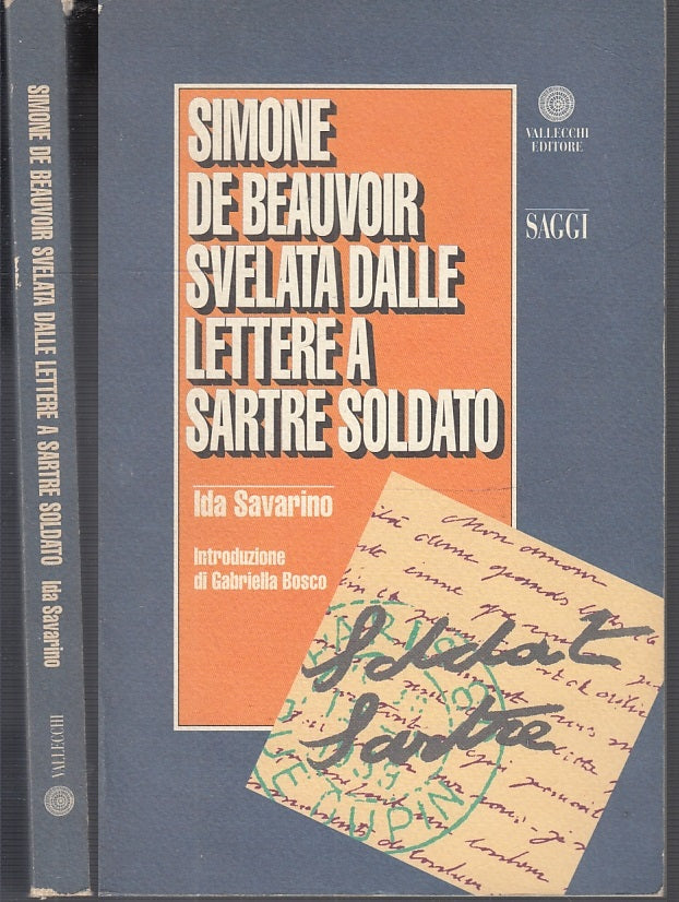 LS- SIMONE DE BAUVOIR SVELATA LETTERE SARTRE SOLDATO- SAVARINO---- 1995- B-XFS50