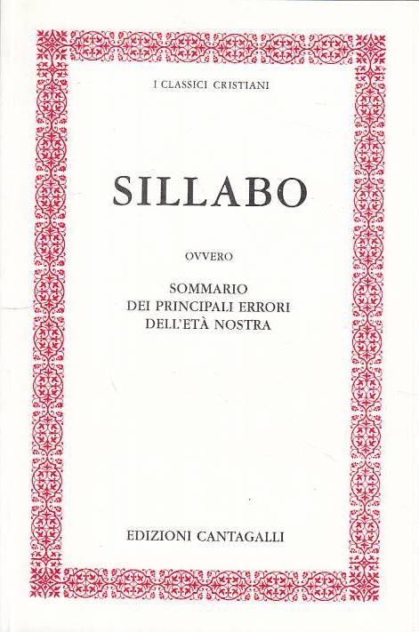 LS- SILLABO SOMMARIO PRINCIPALI ERRORI -- CANTAGALLI --- 1998 - B - ZTS249