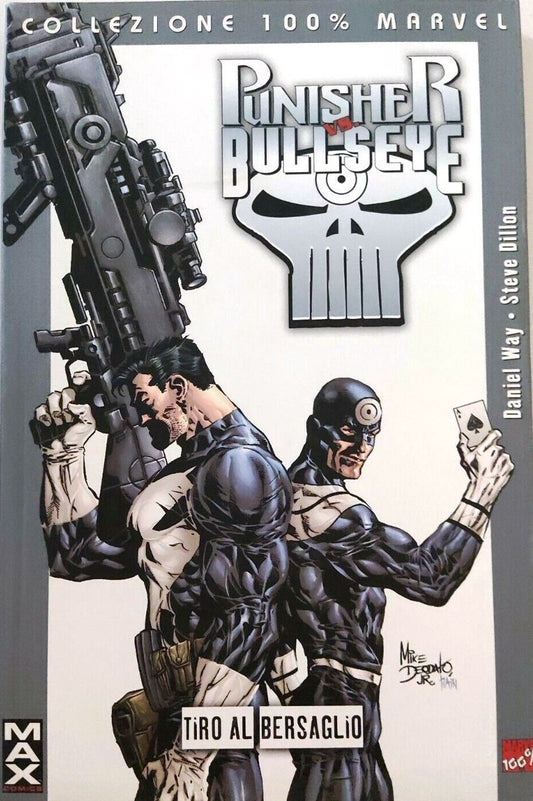 FS- PUNISHER BULLSEYE TIRO BERSAGLIO- DILLON- PANINI COLLEZIONE 100%- 2007- B- VVX