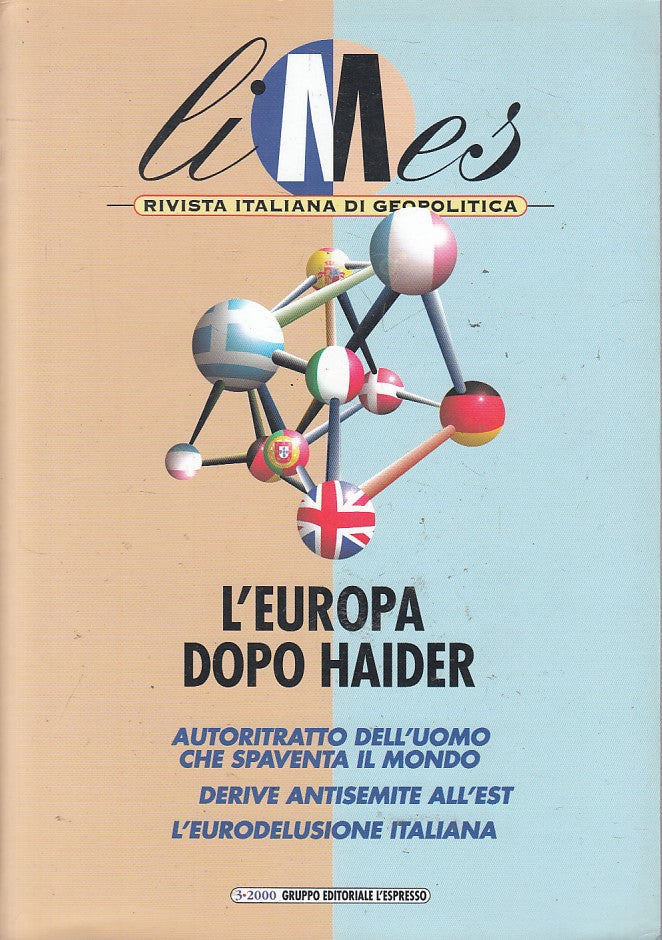LS- LIMES GEOPOLITICA L'EUROPA DOPO HAIDER -- L'ESPRESSO --- 2000 - B - ZFS470