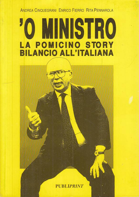 LS- 'O MINISTRO POMICINO STORY BILANCIO -- PUBLIPRINT --- 1992 - B - ZTS314