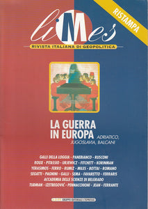 LS- LIMES GEOPOLITICA GUERRA IN EUROPA -- L'ESPRESSO --- 1993 - B - ZFS294