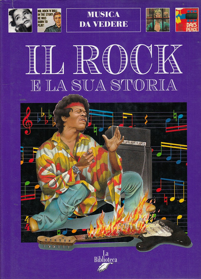LZ- IL ROCK E LA SUA STORIA- BERGAMINI- LA BIBLIOTECA--- 1999- CS- ZDS678