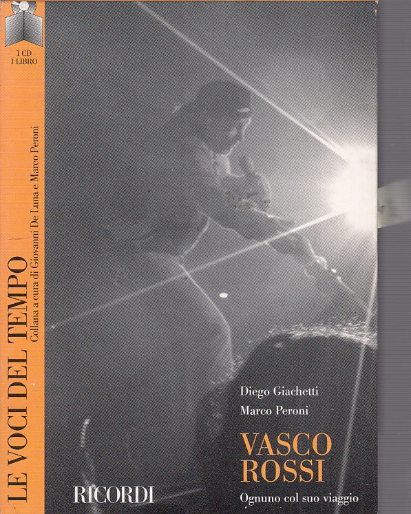 LZ- VASCO ROSSI LIBRO + CD-- RICORDI- LE VOCI DEL TEMPO-- 2005- B- ZDS439
