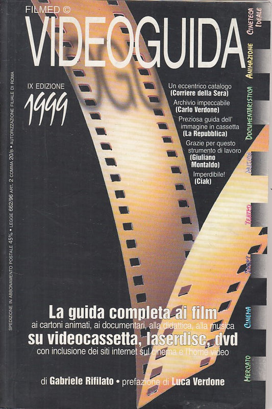 LZ- VIDEO GUIDA COMPLETA FILM VHS E DVD - RIFILATO - CIAK --- 1999 - B - YFS319