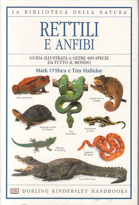 LZ- RETTILI E ANFIBI GUIDA ILLUSTRATA-- DK- BIBLIOTECA NATURA-- 1993- B - YFS587