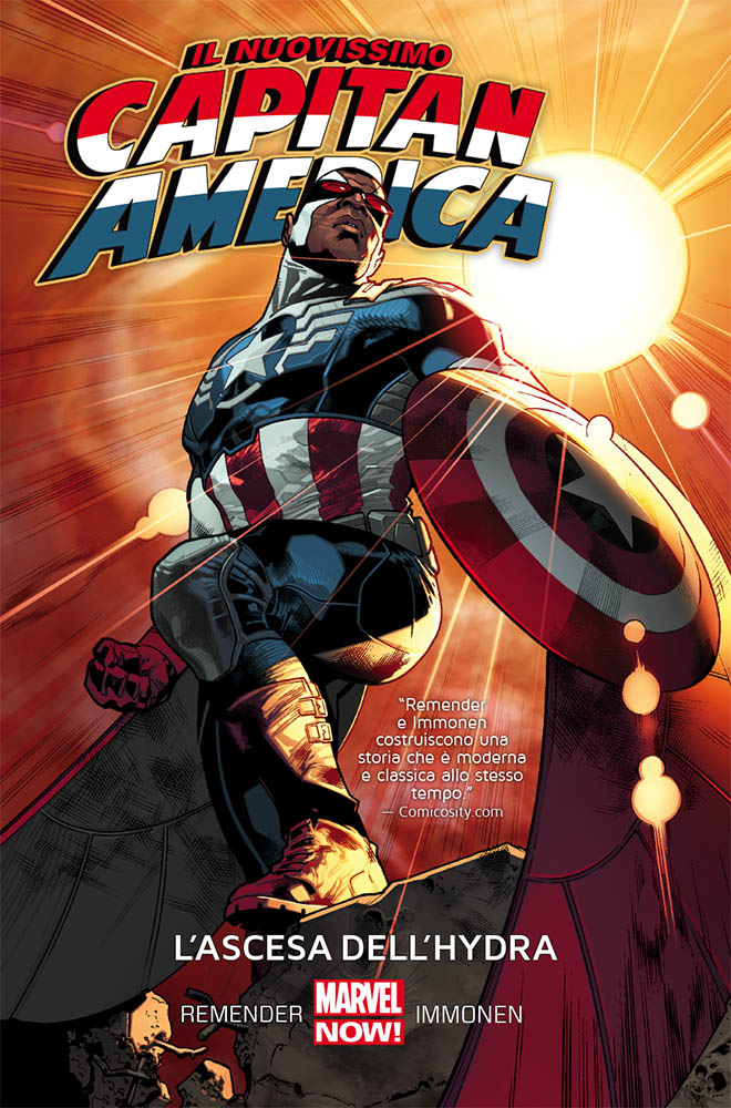 FV- IL NUOVISSIMO CAPITAN AMERICA 1 L'ASCESA DELL'HYDRA -- PANINI- 2017- C- QAX