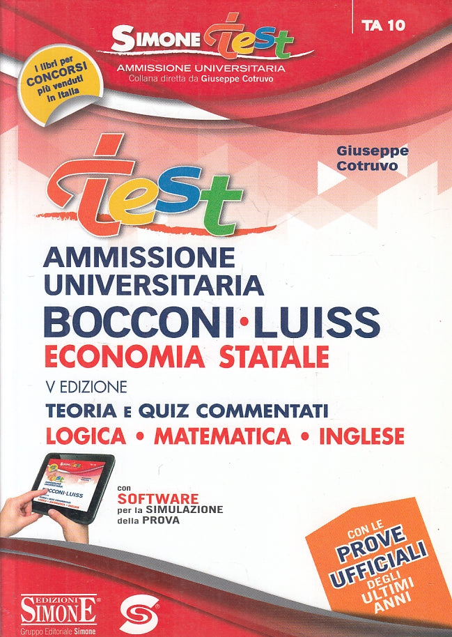 LZ- TEST AMMISSIONE UNIVERSITARIA BOCCONI LUISS- COTRUVO- SIMONE- 2016- B-ZFS159