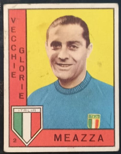 FIGURINA CALCIATORI PANINI 1962/63 - VECCHIE GLORIE - MEAZZA