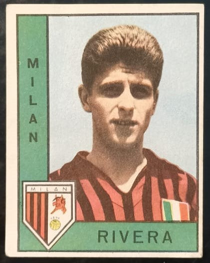 FIGURINA CALCIATORI PANINI 1962/63 - MILAN - GIANNI RIVERA