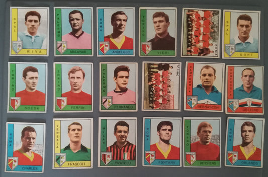 FIGURINA CALCIATORI PANINI 1962/63 - MAZZETTA LOTTO 18 FIGURINE - Lotto3