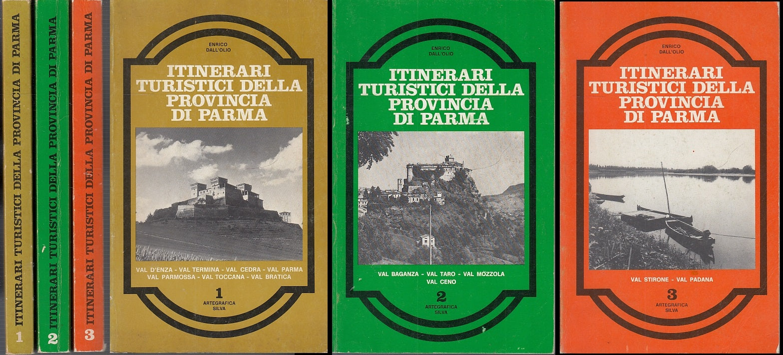 LV- ITINERARI TURISTICI DELLA PROVINCIA DI PARMA 1/3- DALL'OLIO----- 1976- B-WPR